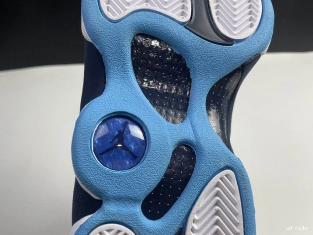 1st Kicks 690 Air Comfortable Powder Jordan Blue 13 Dark 414571- 1121